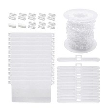 1 Set/35pcs 블라인드 세트 플라스틱 실용적인 내구성 블라인드 액세서리 블라인드 교체 커튼 액세서리 침실 블라인드 Cu