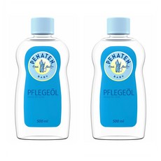 페나텐 베이비 아기 유아 스킨 케어 마사지 오일 500ml 2개 PENATEN baby Pflegeol, 1개