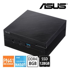 에이수스 ASUS 미니PC PN41-BBC036MC N4505 RAM8GB / SSD128GB 인텔 셀러론 CPU 컴퓨터 COM Port