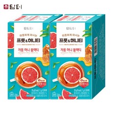 담터 프룻 앤 허니 자몽허니블랙티, 1g, 20개입, 2개