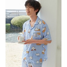 SPAO 스파오 [담곰이] 날 안입겠담곰 반팔 잠옷(LIGHT BLUE)_SPPPE25U11 443840
