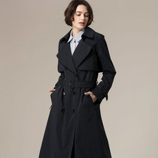 트렌치코트 it michaa더블버클 롱타입 바람막이옷 외투 ITI2ZBY0A