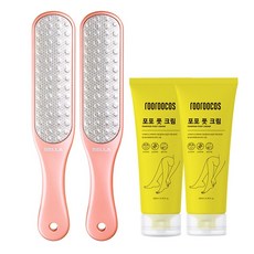 대용량 포포풋크림 2개 + 벨라발각질제거기 핑크 2개 세트