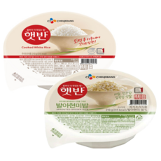 햇반 백미밥 210 g 12p + 현미밥 210 g 12p 세트, 1세트