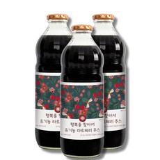 투오가닉 물넣지 않은 유기농 타트체리 NFC 착즙원액 주스 100% 1000ml, 3개, 1L, 3병