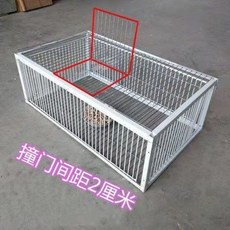 조류포획 트랩 새덫 퇴치기 구조 틀 철망 야생 꿩 까치 비둘기 유해동물 케이지, 8 암호화 가로 60 세로 40 높이 26 4면 도어, 1개