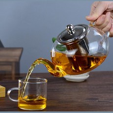 비타리토 스텐 거름망 내열유리 주전자 800ml 티포트 cho*34972oR