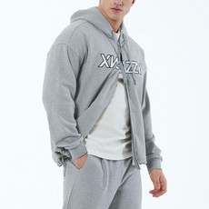 엑스네지 투웨이 스포티 후드집업 XN23SPMHD01 MGRAY