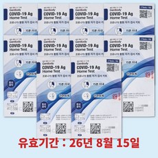 젠바디 코로나 자가 진단 키트 2T x 10각(20회분) 홈테스트 가정용 병원용, 10개