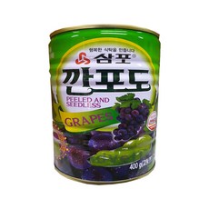 삼포식품 깐포도 400g, 1캔