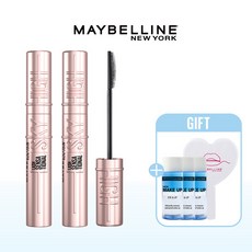 [Hmall기획세트]메이블린뉴욕 스카이 하이 마스카라 1+1+리무버 20ml 3개+하트 손거울