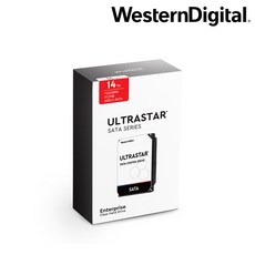 웨스턴디지털 울트라스타 NAS 패키지 HDD, 14TB, DC HC530 WUH721414ALE6L4 1PACK - 14tb