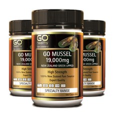 고 헬씨 초록입홍합 19000mg 100정 3팩 Go Healthy Mussel 19000 100c, 3개