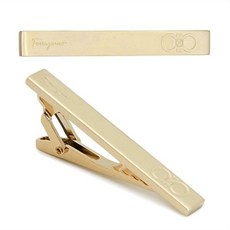 [하프클럽/Salvatore Ferragamo]페라가모 더블 간치니 77 8521 001 0676324 공용 넥타이핀