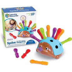 뽑기 꼽기 색깔 구분 분류 수세기 맞추기 소근육 발달 고슴도치 Learning Resources Spike the Fine Motor Hedgehog - 러닝리소스고슴도치