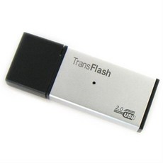 Coms [U1915] Coms USB 2.0 Micro SD/T-Flash/Micro MMC 카드리더기, 상세 설명 참조