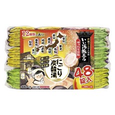 hakugen earth 좋은 온천 여행 니고리 탄산탕 느긋한 날씨 12종류의 향기 48개입, 1개