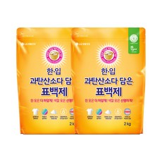 한입 과탄산소다 담은 표백제, 2kg, 2개