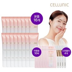 [셀루닉] 콜라겐 글로우 팩 50ml 16 + 10ml 10 + 스패출러 4, 없음