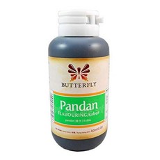 판단잎 pandan 버터플라이 향료 60ml 할랄 인증, 1개