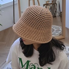 여성여름니트모자