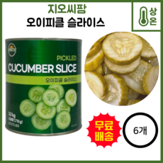 지오씨팜 오이피클 슬라이스, 6개, 3kg