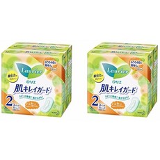 일본직발송 6. [묶음 구매] 로리에 피부 깨끗 가드 날개 없음 20.5cm 2개팩×2세트 B073BLJX2H