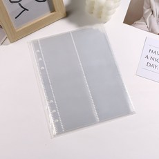 플랜와우 포카 바인더 다꾸 네컷사진 2칸 속지, 10매, 스티커사진용