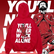 안필드매직 리버풀 후드티셔츠 클롭 모하메드 살라 YNWA 겨울 가을 사계절 후드 LFC