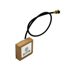 더 작은 IPEX MHF1 액티브 패치 GPS 글 스 안테나 1575.42MHz 1602MHz 15 15mm, 1개