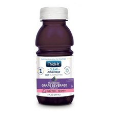 Thick-It Clear Advantage 마일디 두꺼운 포도 드링크 플러스 전해질 꿀 일관성 삼키는 보조제 이동 중에도 수분 공급 편리하고 바로 사용할 수 있음 혼합, Thick-It Clear Advantage 마일디 두, 237ml