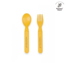 유아를 위한 옥수수로 만든 친환경 베이비 스푼 포크