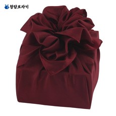 청담보자기 슬라브 홑 보자기 소형 70cm, 5개, 레드와인