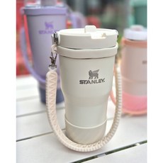 AFLEX 텀블러스트랩 텀블러 실리콘 손잡이 아이보리, 1개, 텀블러 스트랩 아이보리