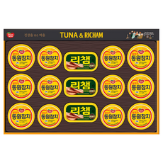 동원 튜나리챔 99호 설 추석 명절 동원 선물세트 쇼핑백 포함, 6개