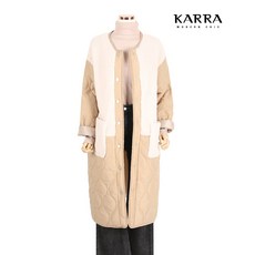 KARRA 후리스포켓롱씬패딩_A3F18220