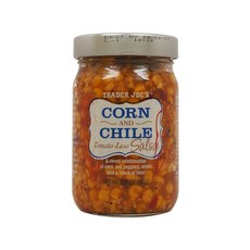 Trader Joes 콘 and 칠레 토마토-레스 살사소스 390 g, 1개, 390g