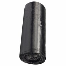 1/2 롤 가정용 두꺼운 쓰레기 봉투 일회용 핸드 캐리 대형 블랙 봉지, 1roll, 1개
