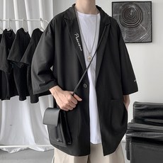 반팔블레이저