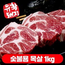 (냉장) 국내산 한돈 삼겹살 오겹살 목살 500g+500g 총1kg, 숯불용, 목살 1kg, 2개, 500g