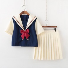 백설공주 컨셉 투버튼 세라복 일본교복 빅사이즈 졸사 앨범 컨셉