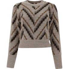 이자벨마랑 여성 니트 스웨터 Beige Wool PU135920A007E50BW