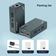 이더넷 Cat5 Cat 6 Cat7 통한 080P @ 60Hz 3D HDMI 확장기 루프 출력 포함 최대 60M, 1개, 01 우리에게