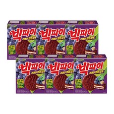 빅파이 영동포도 과자, 324g, 6개