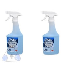 미즈누아 유리세정 코팅제 740ML 거울청소용품 차량유리세정제 가정용유리세정제 욕실유리세정제, 1개