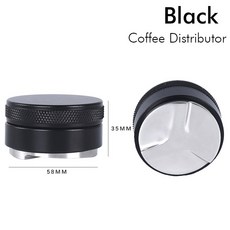 바리스타 커피 탬퍼 키트 에스프레소 디스트리뷰터 및 매트 스테인리스 스틸 용수철 51mm 53mm 58mm, Coffee Distributor, 1개