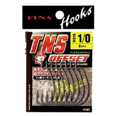 하야부사 피나 FF307 TNS OFFSET 오프셋훅 루어바늘 배스훅 광어훅 1/0호, 5호, 1개