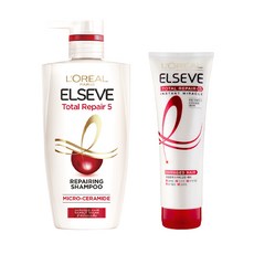 로레알파리 토탈리페어5 샴푸 410ml + 헤어팩 280ml, 1세트