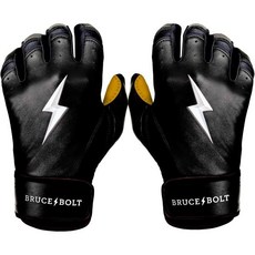 BRUCE BOLT브루스볼트 오리지널 시리즈 숏커프 배팅장갑 멀티컬러 성인청소년 사이즈, Black, YTH Small, 2) 블랙. - yth 미디움