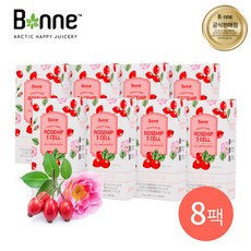 본네 로즈힙퓨레 쓰리셀 3cell 엘라스틴 콜라겐 스틱 15g 14포 8박스, 단일속성